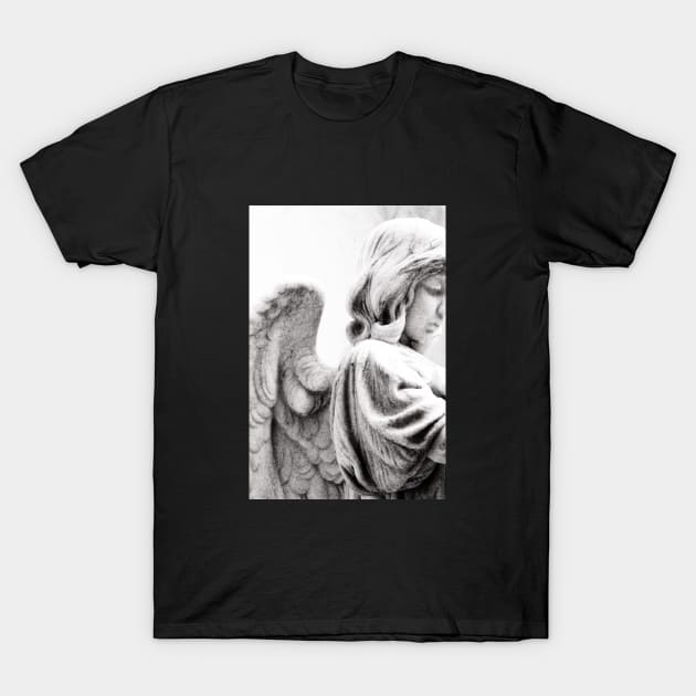 Gothic Angel Statue T-Shirt by JCasper